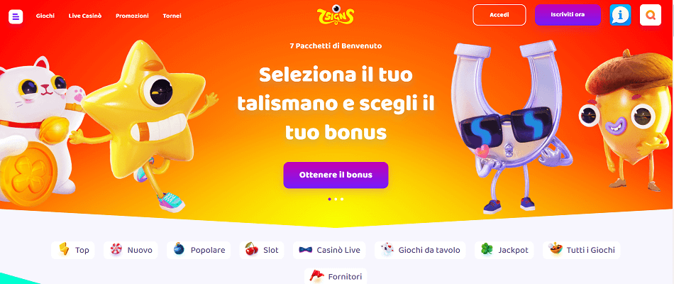 7signs casino bonus benveuto