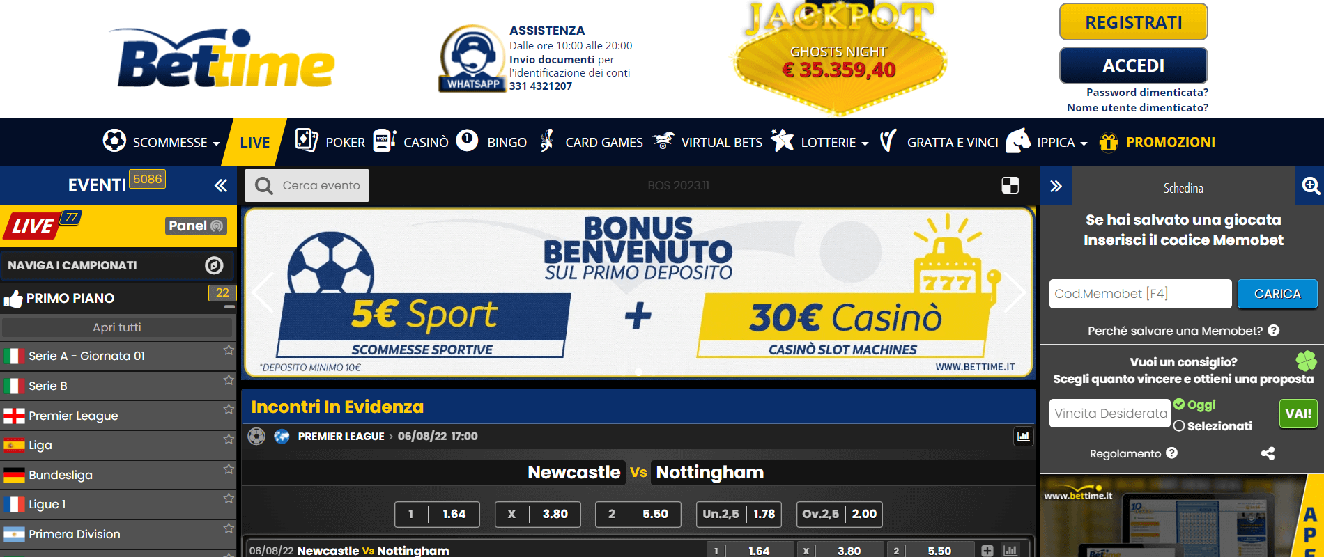 Bettime Scommesse