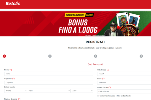Come aprire un conto gioco su Betclic e