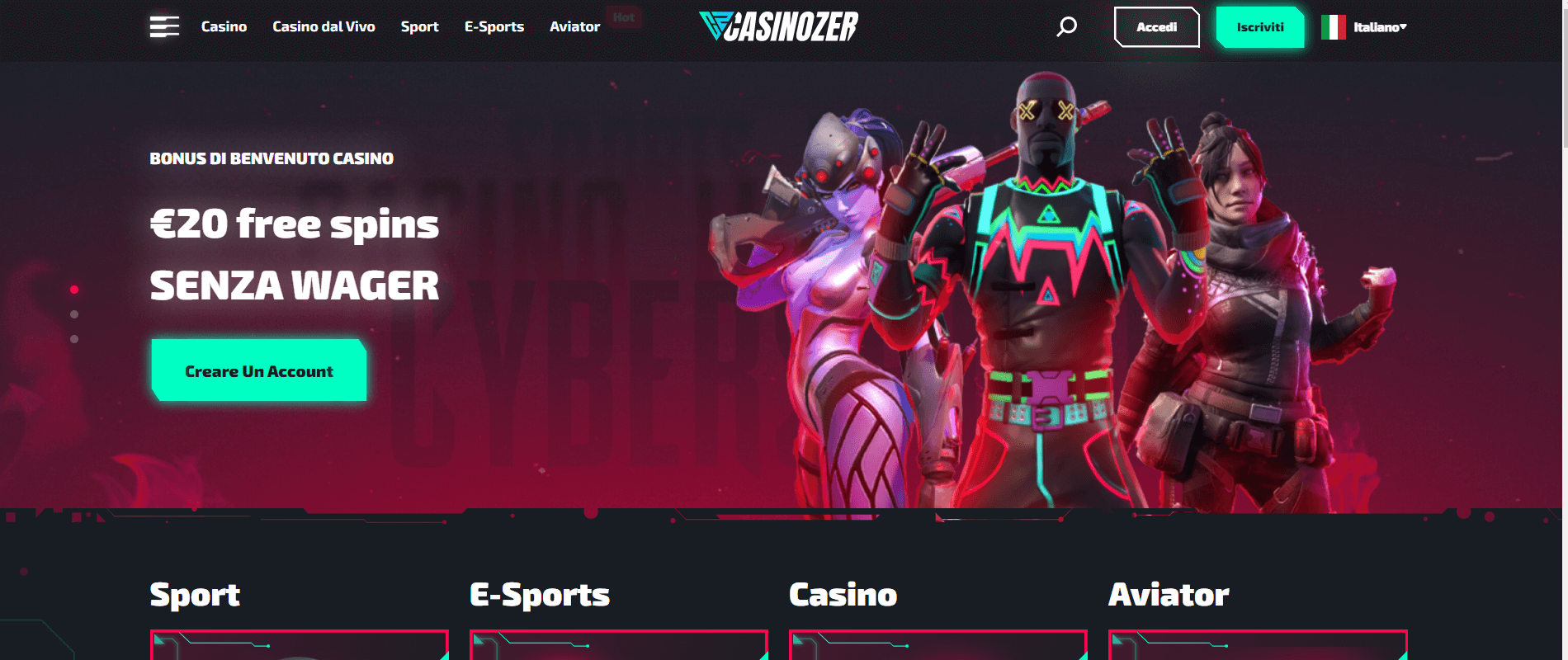 Cainozer Casino Online
