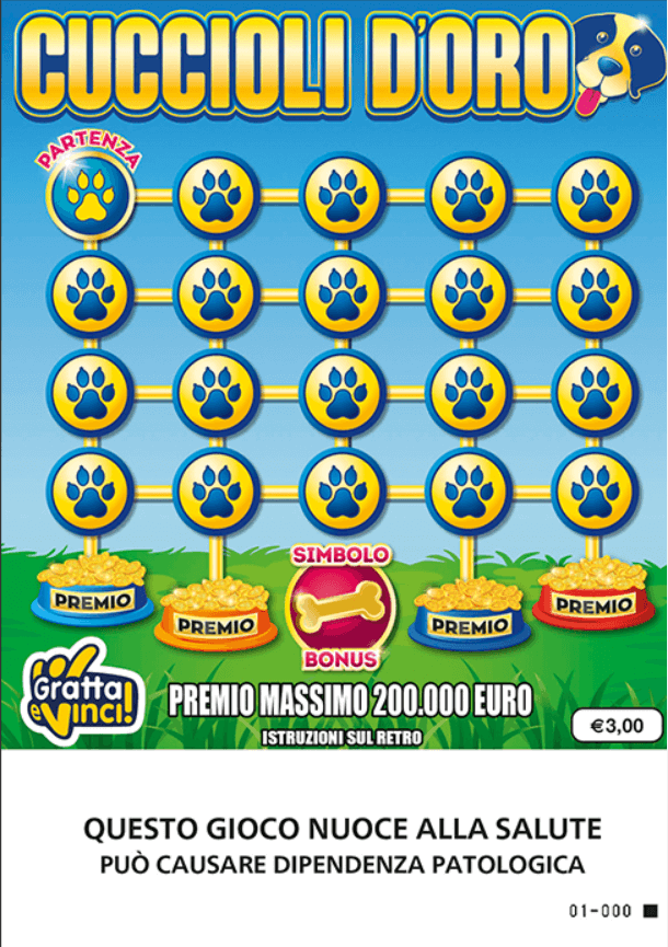 Cuccioli d'Oro Gratta e Vinci