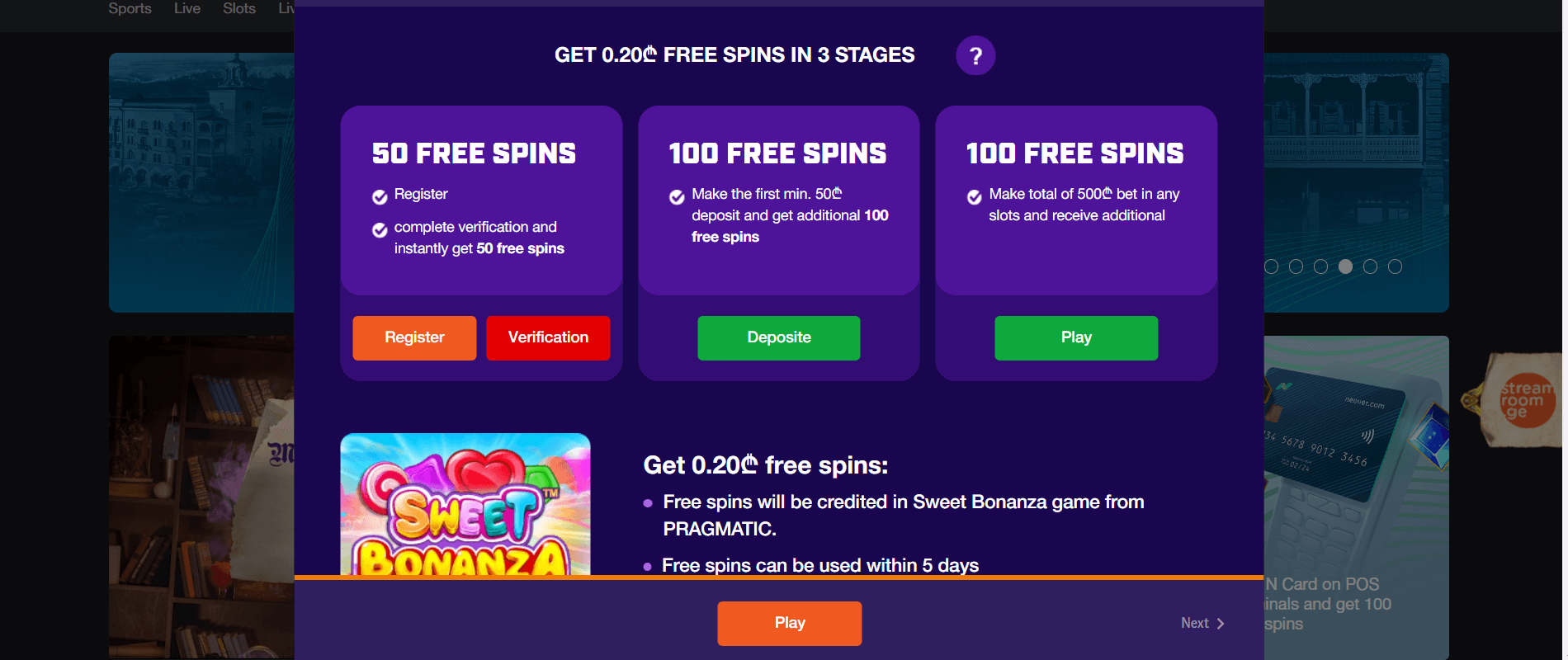 Europebet Bonus di benvenuto