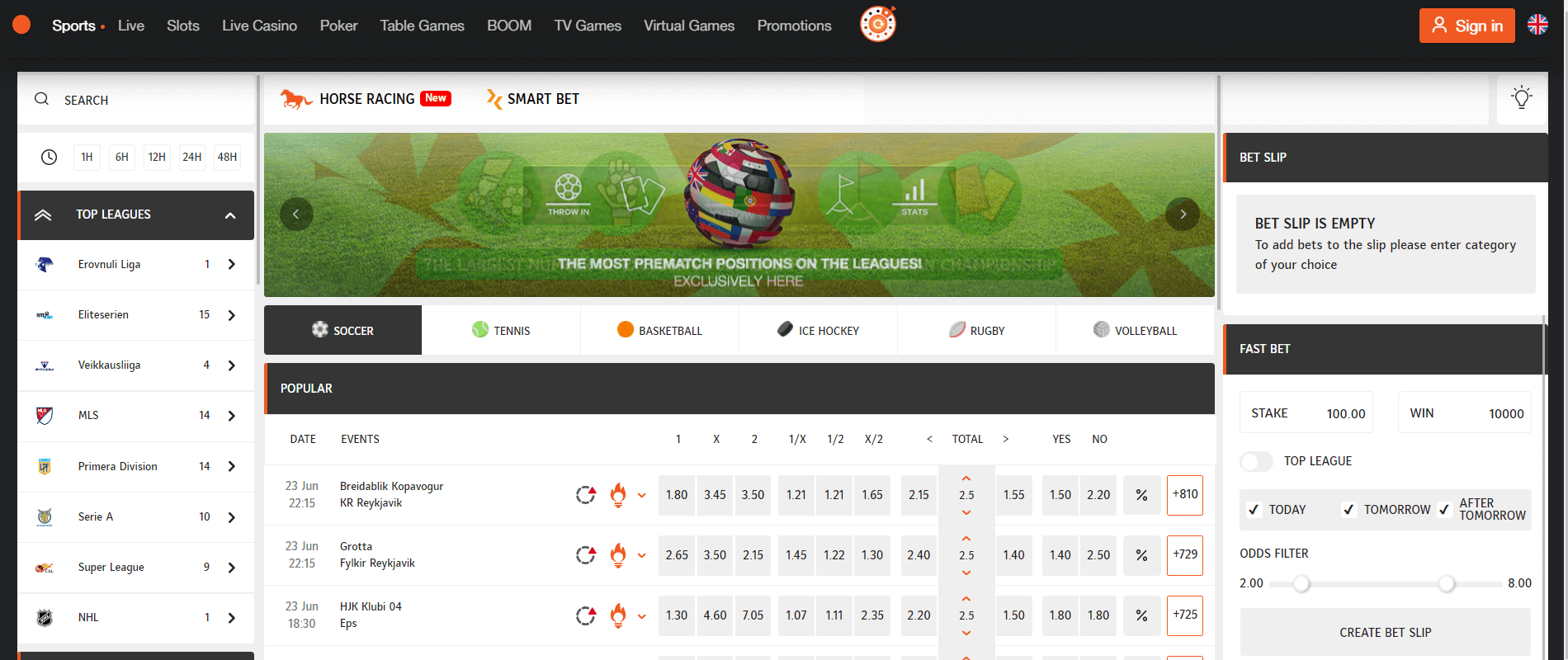 Europebet Scommesse Sportive