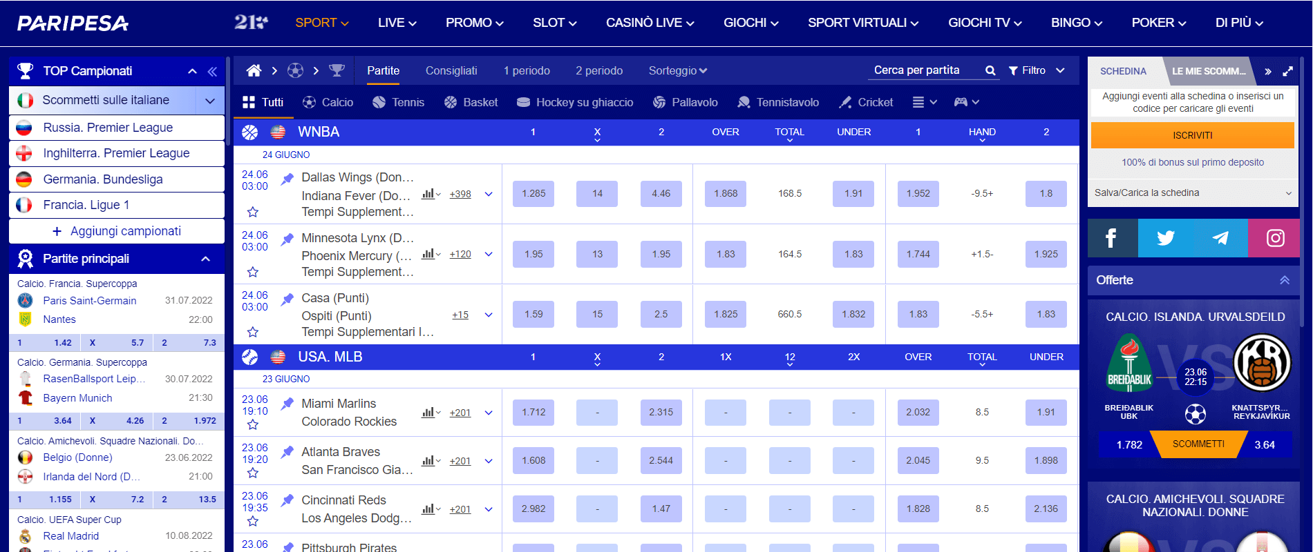 Paripesa Scommesse Sportive