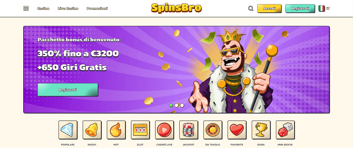 SpinsBro Home