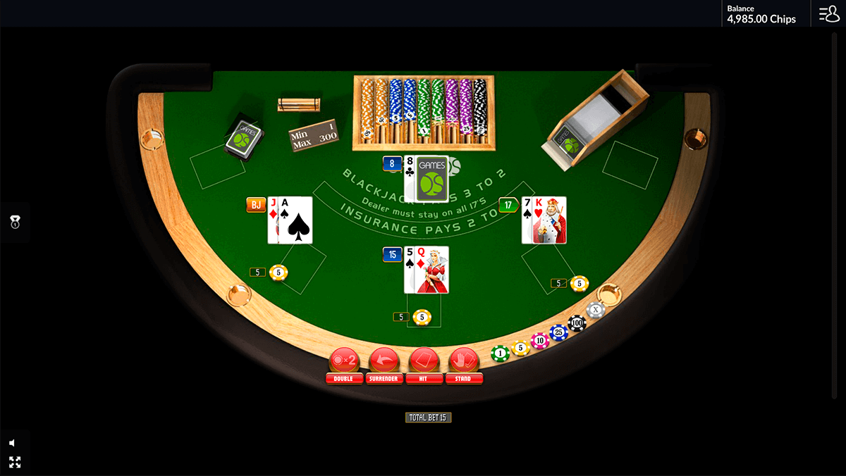 blackjack surrender gamesos