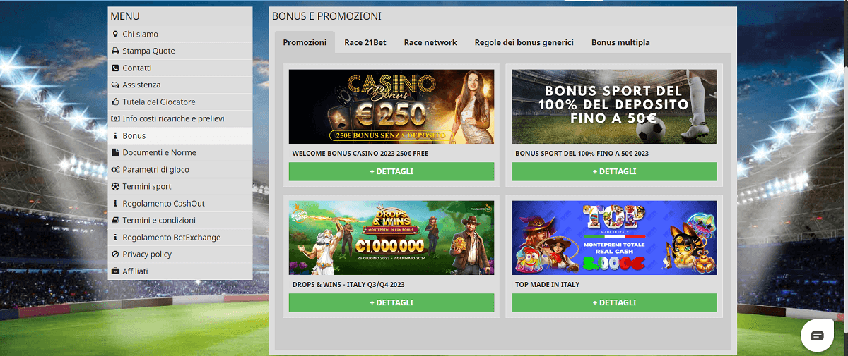 21Bet Bonus