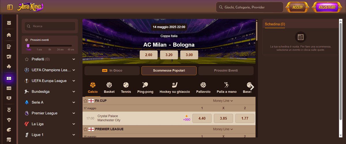 Abuking Scommesse