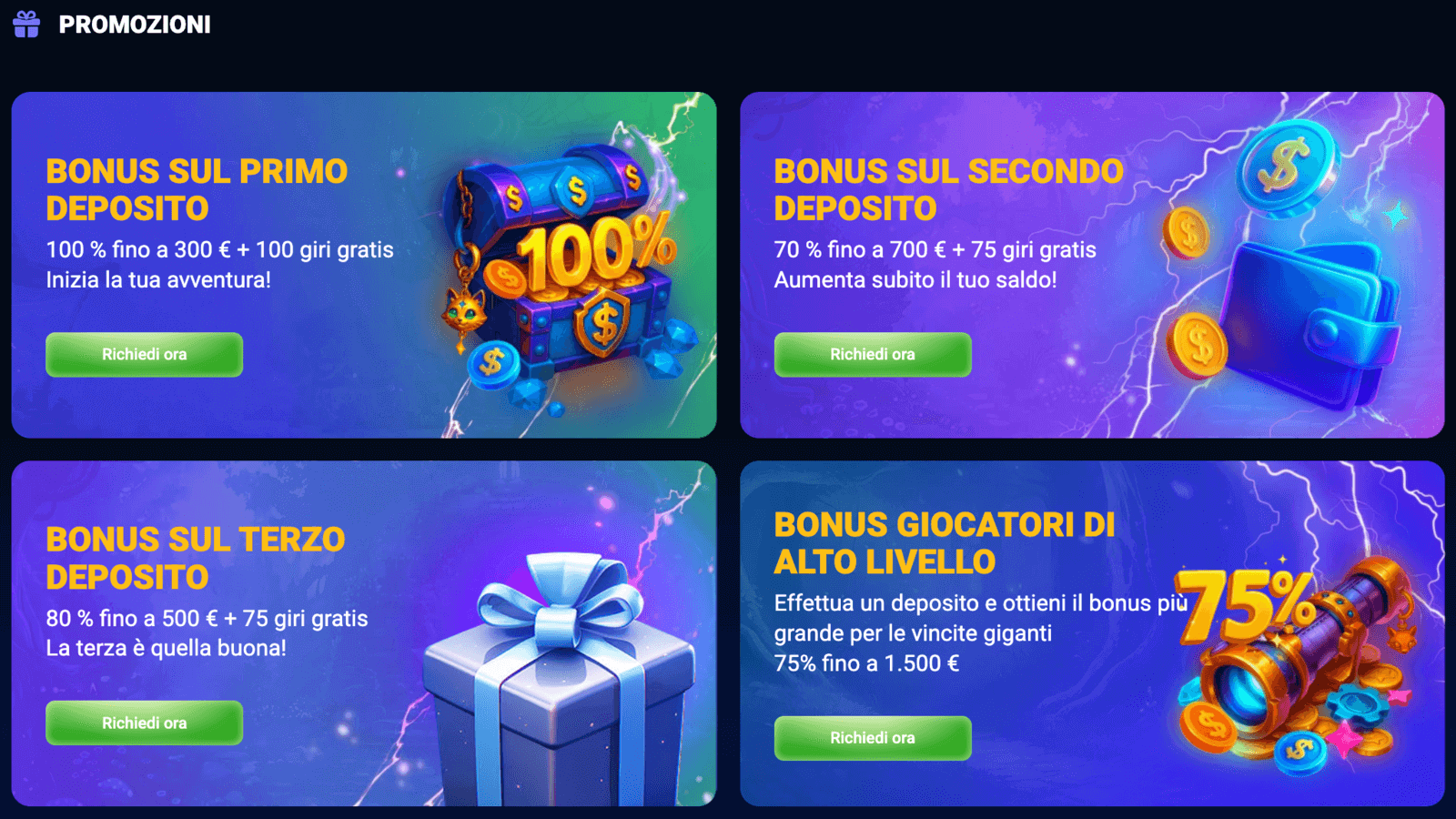 AzurSlot Casino Promozioni Italy