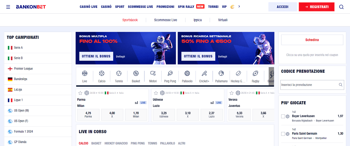 Bankonbet Scommesse