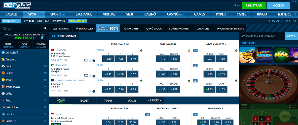 Betflag Scommesse