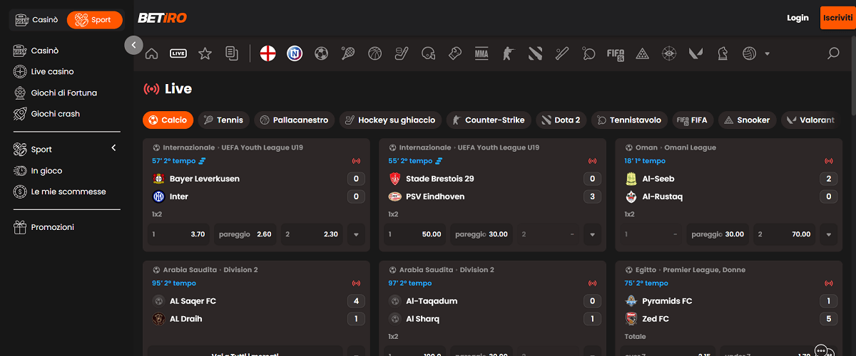 Betiro Scommesse