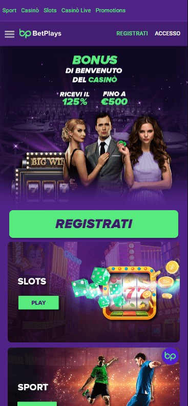 Betplays mobile