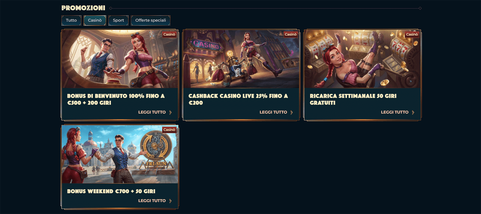 Bonus del casino online MonsterWin