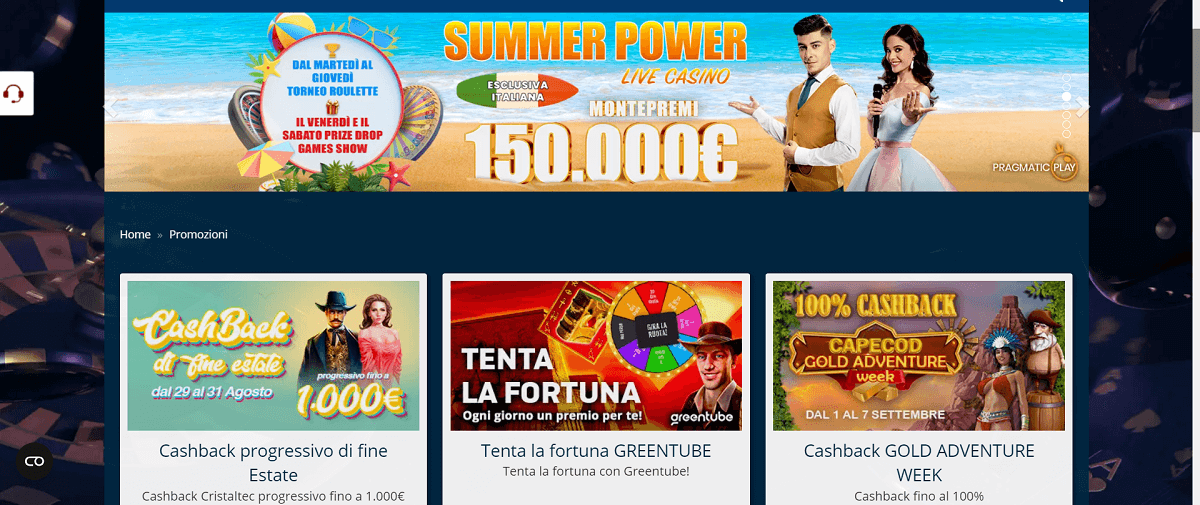 Casinomania Promozioni