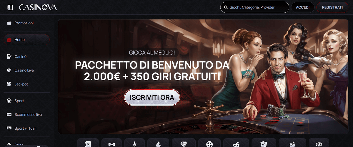 Casinova Bonus