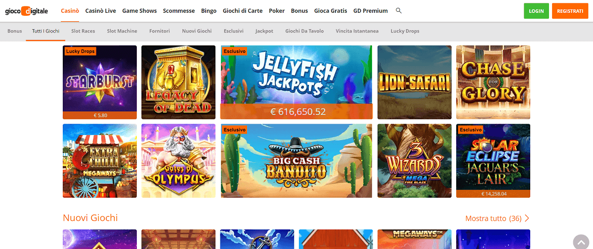 Gioco Digitale Casino