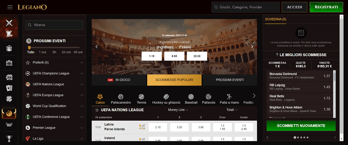 Legiano Scommesse