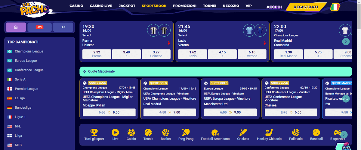MrPacho Scommesse