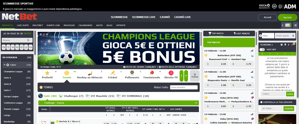 NetBet Scommesse