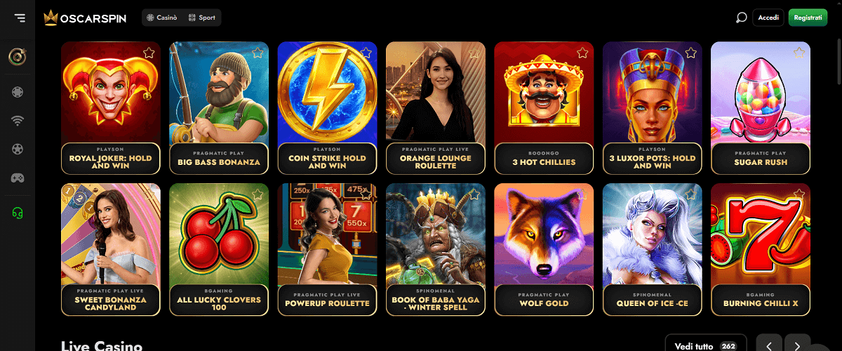 OscarSpin Casino