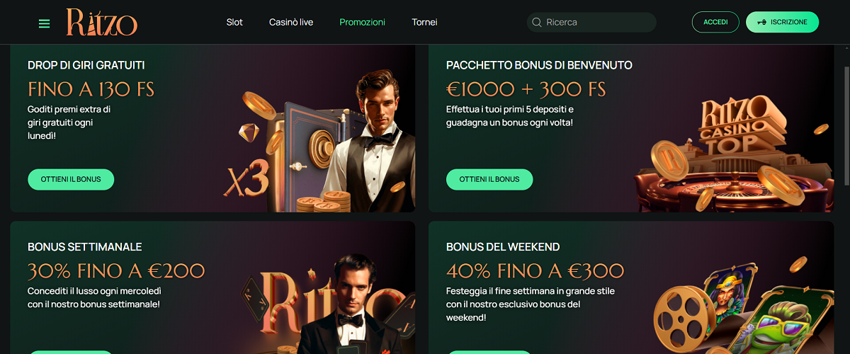 Ritzo Casino Bonus