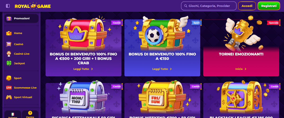 Royalgame Bonus