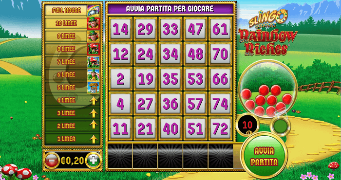 Slingo Rainbow Riches