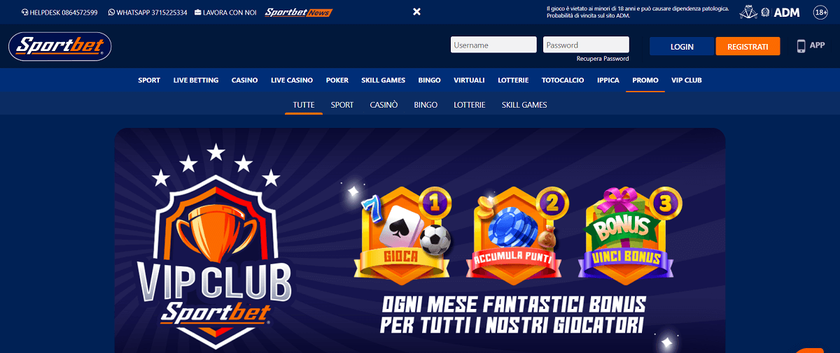 Sportbet VIP