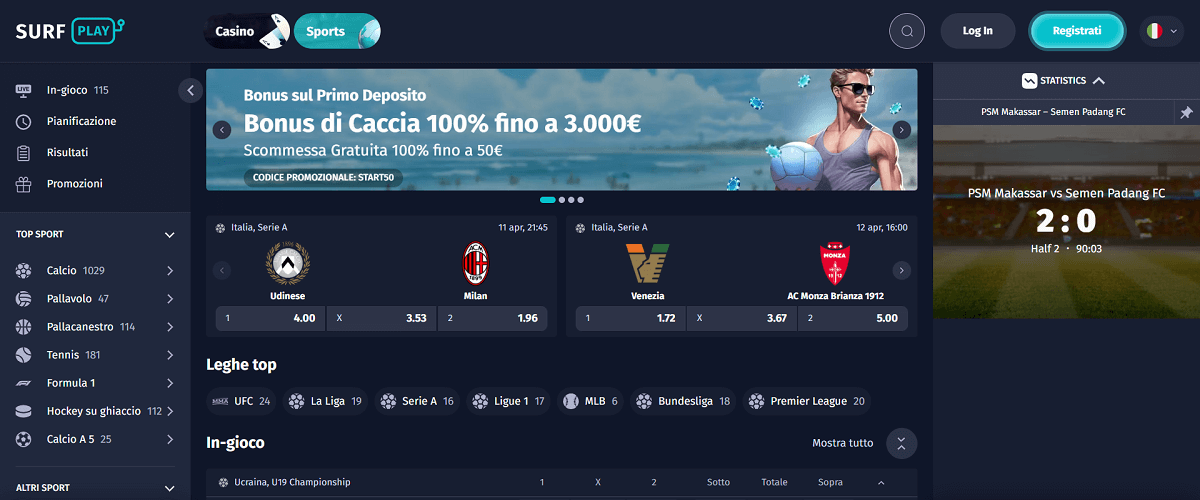 SurfPlay Scommesse