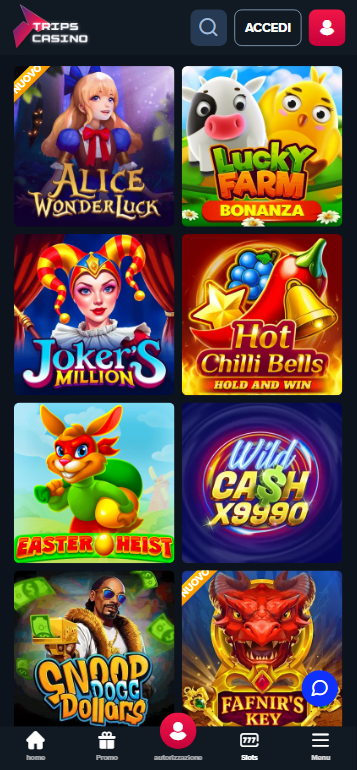 TripsCasino Mobile