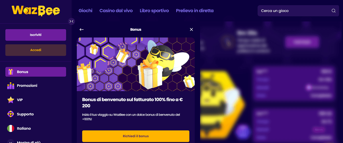 Wazbee Bonus