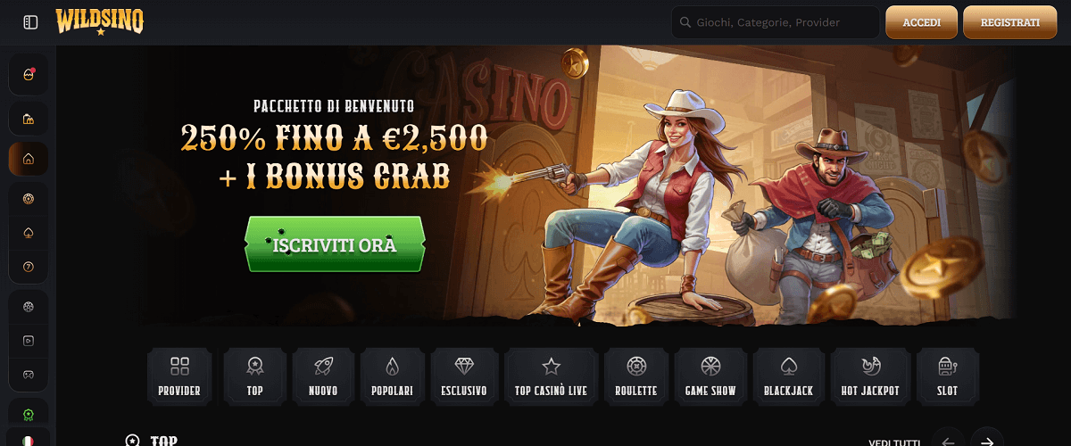 Wildsino Casino Home