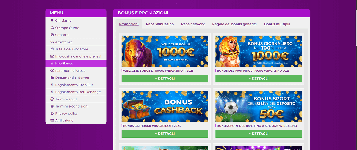 WinCasino Bonus