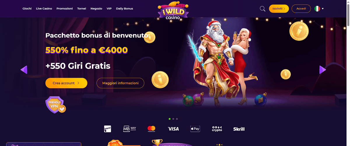 iWildCasino Home