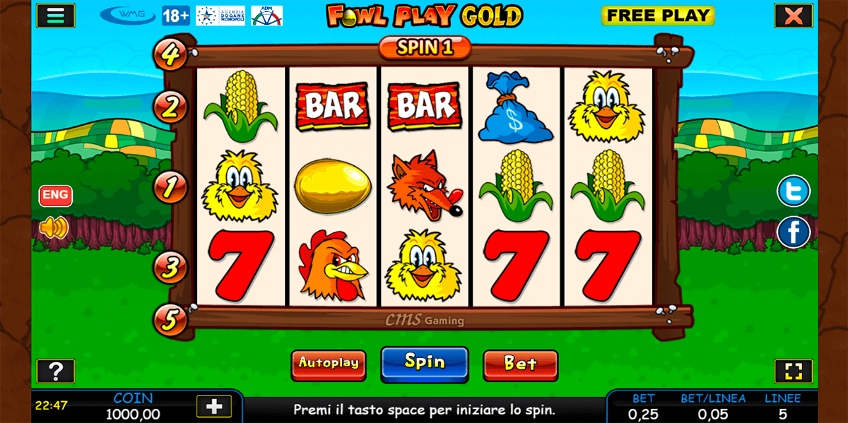 Fowl Play Gold WMG