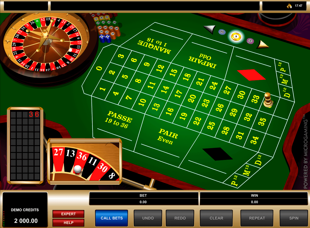 french roulette microgaming