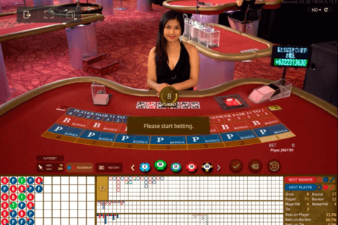 Live baccarat