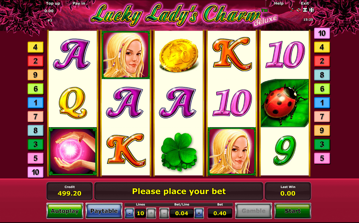 Lucky Lady's Charm Deluxe Slot