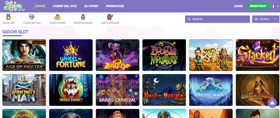 Lucys Casino Giochi